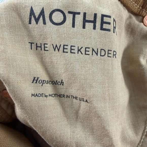 Mother Women's The Weekender Corduroy Pant Flare Leg Tabacco Size 28 NWOT - Picture 8 of 12